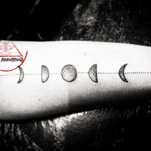 lunar phase (ดิถี) #kengbambootattoo #Bambootattoo #Tattoo