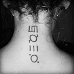 First tattoo with its deep meaning. #InkForGood #bw #glyphs #thirtysecondstomars #InkGang #blackworktattoo #tattooart #HurtsMeToo #symbols #inkedgirl 