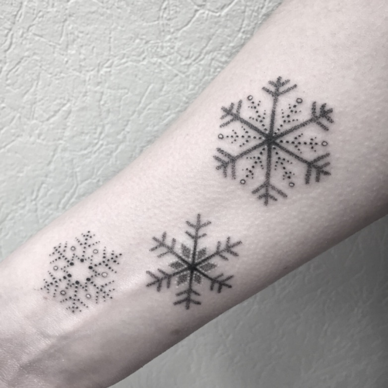 40 Snowflake Tattoos  Tattoofanblog