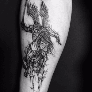 Hussar - Polish Winged Warrior #tattoo #tattoos #warrior #warriortattoo #wings #polishtattoo #sketchstyle #sketchstyletattoo #blackwork #blackworkers #blackworkerssubmission #warsaw #Poland 
