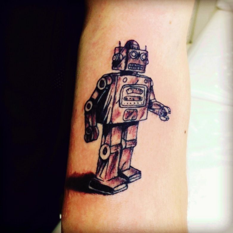 Top more than 140 robot tattoo portland latest tnbvietnam.edu.vn