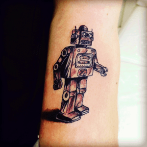 Tatuagem robô #robo #jeffinhotattow 