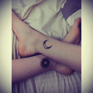 Loving my sun and moon tats ☀️🌙
