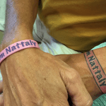 I would preferred to live in a world where cute little six-year-old kids don't get cancer. https://www.gofundme.com/2ayta3o?pc=sms_co_dashboard_a. Grandpa has been wearing the silicone bracelet for the last three years. It keeps slipping around- he decided it needed to be in ink. Every time we got to a sensitive area, he would say Nattaly has to sit through much more than this- I can do this.