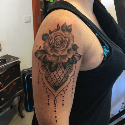 #ornamental #tattoo #rose 