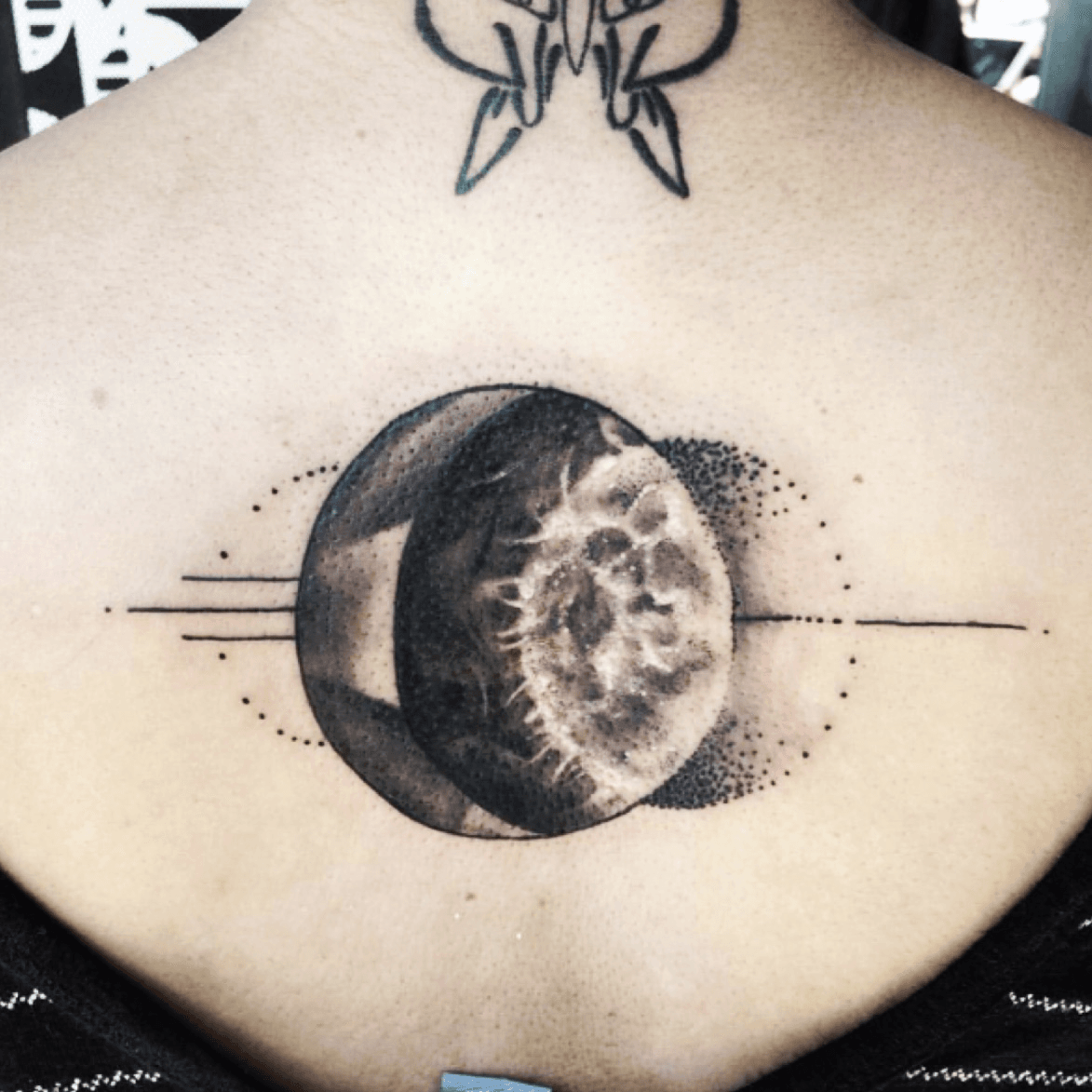 One the sun asked the moon for a hug  and world named it an eclipse   Tattoo by inkxingh      tattoos inkxingh  Instagram