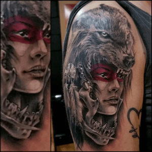 @blackhatsergy strikes again with this stunning exclusive and custom design! .Free consultation from Monday to Saturday guys! Pop in...#thebestspaintattooartists #realistictattoo #thebesttattooartists #cheyennetattooequipment #cheyennetattooartist #realistictattoos #tattoodublin #womanwolftattoo #womantattoo #wolftattoo #dublin #dublintattoo #ink #inked #bestink #tattoomagazine #inkoftheday #inknovember2017 #inkstinctsubmission #TAOT #inspirationtattoo #skinartmag #artcollective2017 #tattooistartmag #thinkbeforeyouink #skinartmag 