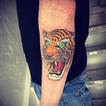 Love my new tiger!! By the one and only @henningjorgensen🙏 #tigerhead #royaltattoo