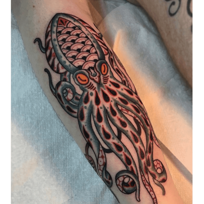 The Kraken Temporary Tattoo  EasyTatt