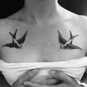 #swallows #tattoosbyrodrigocanteras 