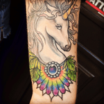 #tattoo #unicorntattoo #coloredtattoo 