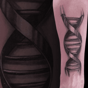 #tattoo #ink #inked #DNA #forearm #tetovani #czechrepublic #hronov #tetovanihronov #pavluss #pavlusstattoo #blackandgrey 