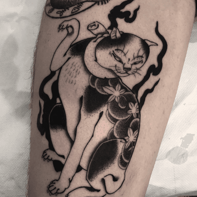 Nekomata #btattooing #blackboldsociety #blacktoptattooing #BLXCKINK #oldlines #tattoosandflash #darkartists #tattoosandflash #topclasstattooing #darkartists #thebesttattooartist #japanesetattoos #irezumitattoo #horimono #tatuaggiogiapponese #orientaltattoos #irezumcolletctive #waterlawtattoobutter #tattoodo #tattoodoambassador 