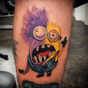 Minions by @kevinhennesseytattoo for bookings email kh.artconcepts@gmail.com #tattoo #minion #minions #despicableme #tattooartist #sydneytattooexpo #sydney #sydneytattooartist #art 