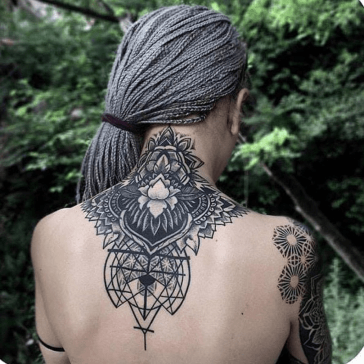 86 Awesome Mandala Tattoos On Neck  Tattoo Designs  TattoosBagcom