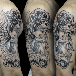 Angel #ta2 #tatoo #tattoo #tatuagem #tatuagens #tatuagi #tattooed #tattoos #toptattoo #toptattoos #tattooofinstagram #lovetattoo #artenapele #arte #ink #inked #instattoo #instatoo #tattooart #tattooartist #tattooist #jecktattoo #jecktatuagens #blackandgrey #blackandgreytattoos #angel #ornamentos #ornamentaltattoo 