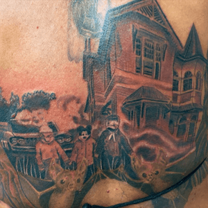 #creepykids #backpiece #hauntedhouse #car #disney 