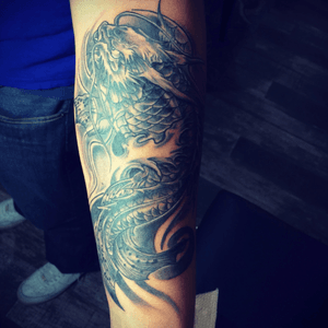 #dragon #koifish #tattoo_art_worldwide #inked #chiroc #chiroc_sam 