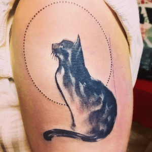 #tattoo #cat #tattooanimals 