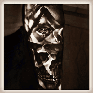 I love it!! #skull #portrait #eye #sleeve #shading 