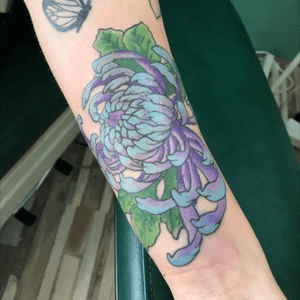 Little action on Japanese flowers sleeve I am working on.