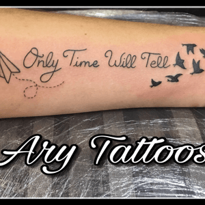 Tattoo frase 🕊➰ Ary Tattoos