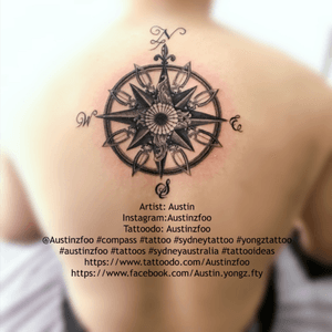Artist: AustinInstagram:AustinzfooTattoodo: Austinzfoo@Austinzfoo #compass #tattoo #sydneytattoo #yongztattoo #austinzfoo #tattoos #sydneyaustralia #tattooideashttps://www.tattoodo.com/Austinzfoo https://www.facebook.com/Austin.yongz.fty