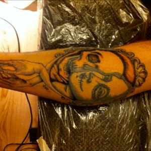 #tatto #andrea #berlin #finished #blackandwhite #leonardodavinci #rodin ##cheyenne#hawkpen#