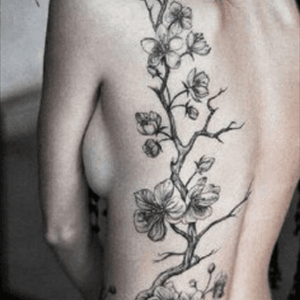 #megandreamtatto Instead of flower, it would be leaves with a little bit of color (green)