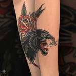 iditch@hotmail.fr #iditch #tattoo #mojitotattoo #toulouse #traditionaltattoo #blackpanther #flash #rose #oldschool 