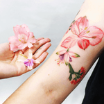 #floraltattoo by#ritkit @rit.kit.tattoo #ladies #flower 