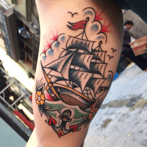 Ship! #traditional #shiptattoo #OriolLastMinute 
