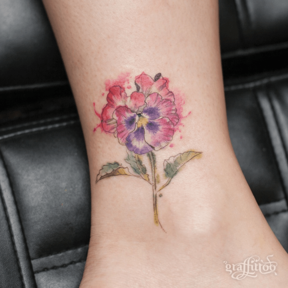 pansy in Tattoos  Search in 13M Tattoos Now  Tattoodo