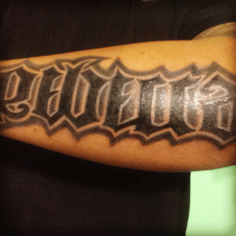 brothers forever ambigram tattoo