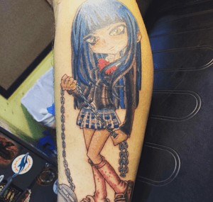  Gogo Yubari Kill Bill tattoo by Dicky Magoo