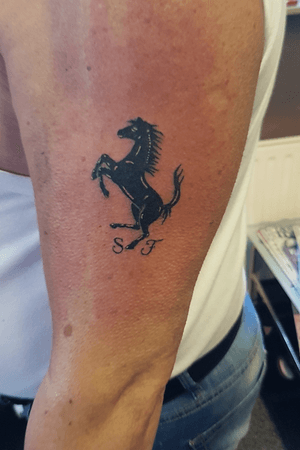Ferrari horse #tattooart #tattoo #inked #ink 