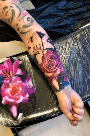 #rosetattoo —————-Made with————————⚡️ @fusion_ink ⚡️ @inkjecta ⚡️ @sorrymomtattoo In @ironinktattoo