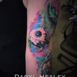 Deathstar - watercolour sleeve