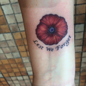Dead proud of this one. #lestweforget #neverforget #remembranceday #proudofthisone 