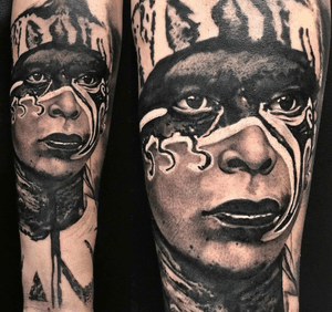 Done by Guillermo Pokaluk - Guest Artist.                     #tat #tatt #tattoo #tattoos #amazingtattoo #ink #inked #inkedup #amazingink #portrait #portraittattoo #black #blackandgrey #blackandgreytattoo #blackandgreyrealism #tattoolovers #inklovers #artlovers #art #culemborg #netherlands 