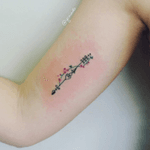 #arrow #ink #tattoo #cherryblossom #sakura #fineline #ycoiado 