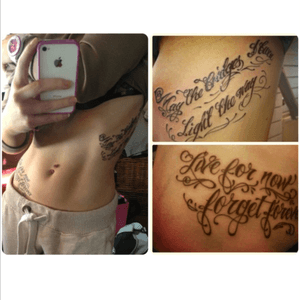 Two of my first tattoos
