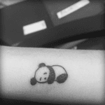#Panda #tattoospequenas #blackAndWhite #tattoo 
