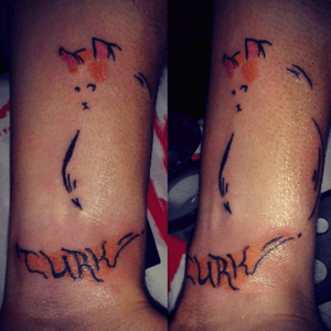 #cat #tattoo #cattoo #forearm #turk #inmemorium #gazilla 