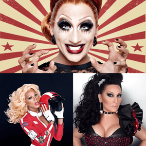 I so need a Fierce Queen tattoo. (I know michelle isnt a drag queen, but she is fierce) i love these three the most.  #michellevisage #BiancaDelRio #Rupaul #dragqueen #somuchsass #heros #amijames #portraits 
