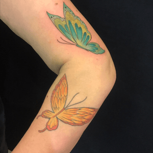 Butterfly#inked #inkvaders #tattoo #geneva #switzerland #girltattoo #inkedgirl 