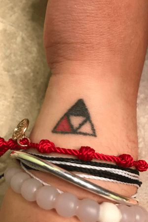 Legend of Zelda triforce with a twist done by Me. 