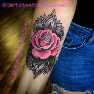 Tattoo uploaded by Dark Steel Tattoo Studio • Rose mandala • Tattoodo