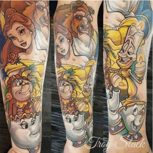 Completely Beauty and the Beast themed Sleeve #Disney 