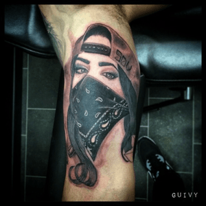 Guivy Hellcat - GENEVA 🇨🇭 #girlgang #chola #bandana #snapback #girltattoo #chicanostyle #chicano #chicanostattoo #guivy #artforsinners #tattoo #tatouage #geneva #geneve #switzerland #realism